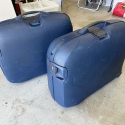 Vintage hard shell suitcases ($6 each)