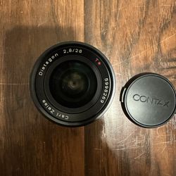 CONTAX Carl Zeiss Distagon 25mm f/2.8 T* MF Lens IN MINT CONDITION 