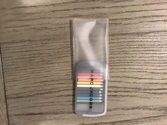 12 Color pencils & 12 acrylic paint tubes