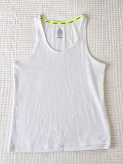 Woxer White Pima Cotton Rib Tank 2.0 – Size Large