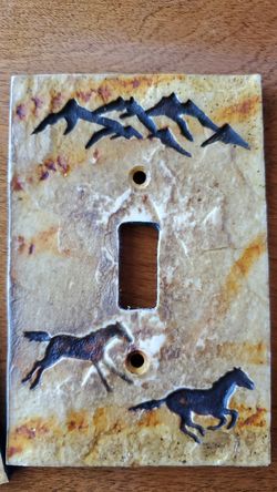 Horse wallplate