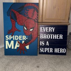 Pottery Barn Kids Super Hero Wall Art