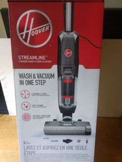 HOOVER - Streamline Corded Wet/Dry Hard Floor Cleaner and Vacuum Cleaner with Self Cleaning.