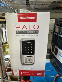 ALO Satin Nickel Single-Cylinder Keypad Electronic Smart Lock Deadbolt Featuring SmartKey, Touchscreen and WiFi