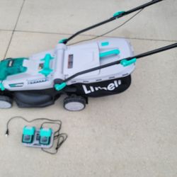 Litheli Cordless Lawn Mower Battery-Powered 17 Inch, Bagging & Mulching, 2*20V (40V) Lawnmower with Brushless Motor, Push Mower 