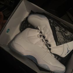 Blue And White 11s Size 10