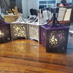 Laser Cut Tea Candle Holder 
