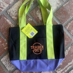Black Trader Joe’s Tote (Multicolor Design)