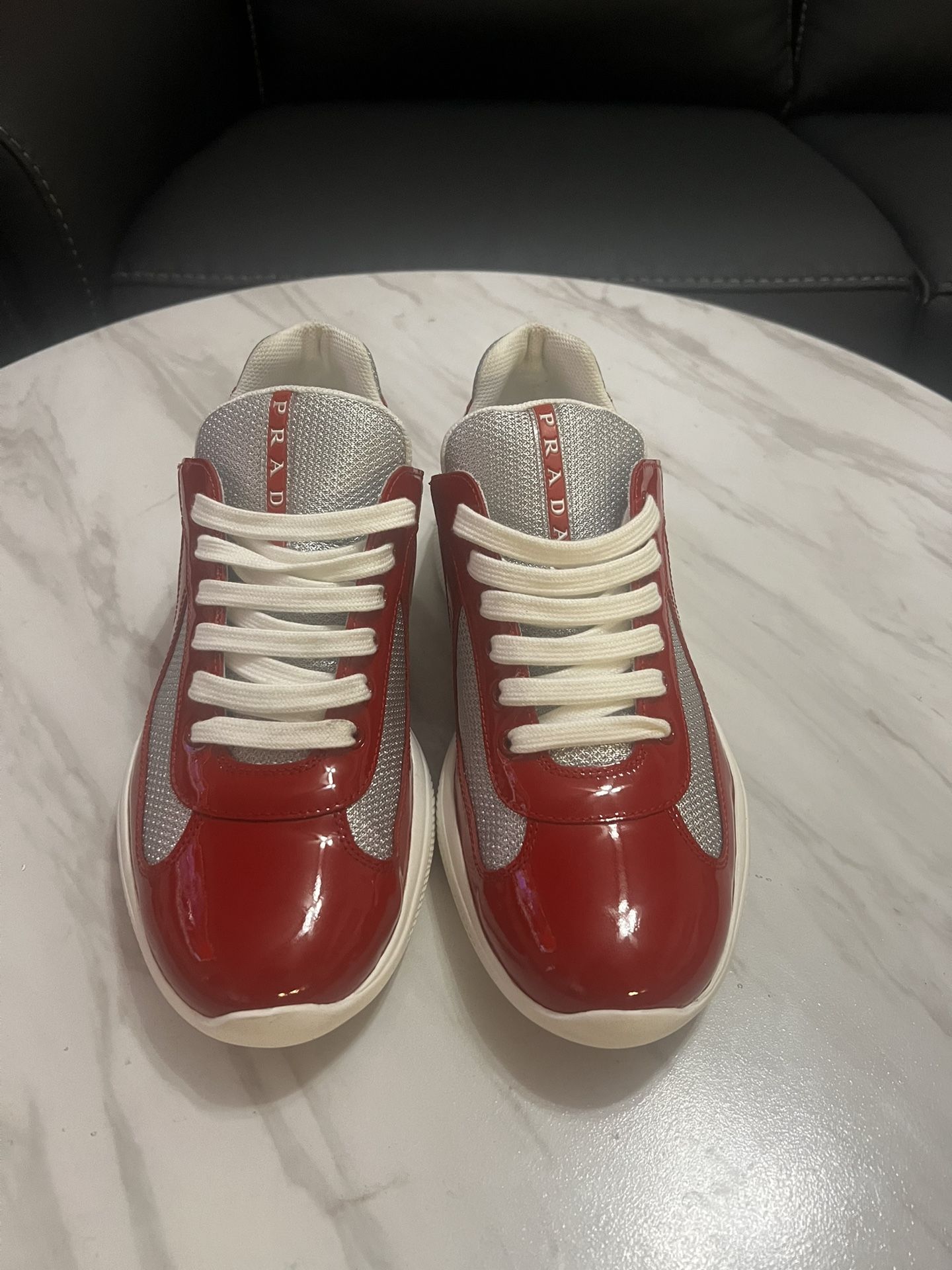 Prada Sneaker Red Size 8 Italy Us Size 9