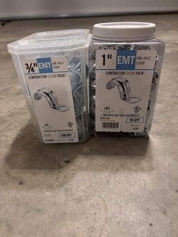 EMT Conduit Straps (One-Hole) – Open Packs