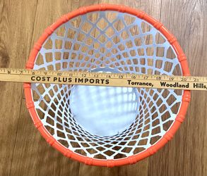 BASKETBALL NET STYLE WASTE CAND PLASTIC   VERY CLEAN NO DAMAGE — $8