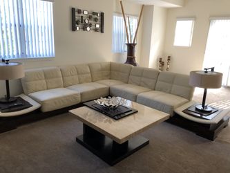 leather sectional