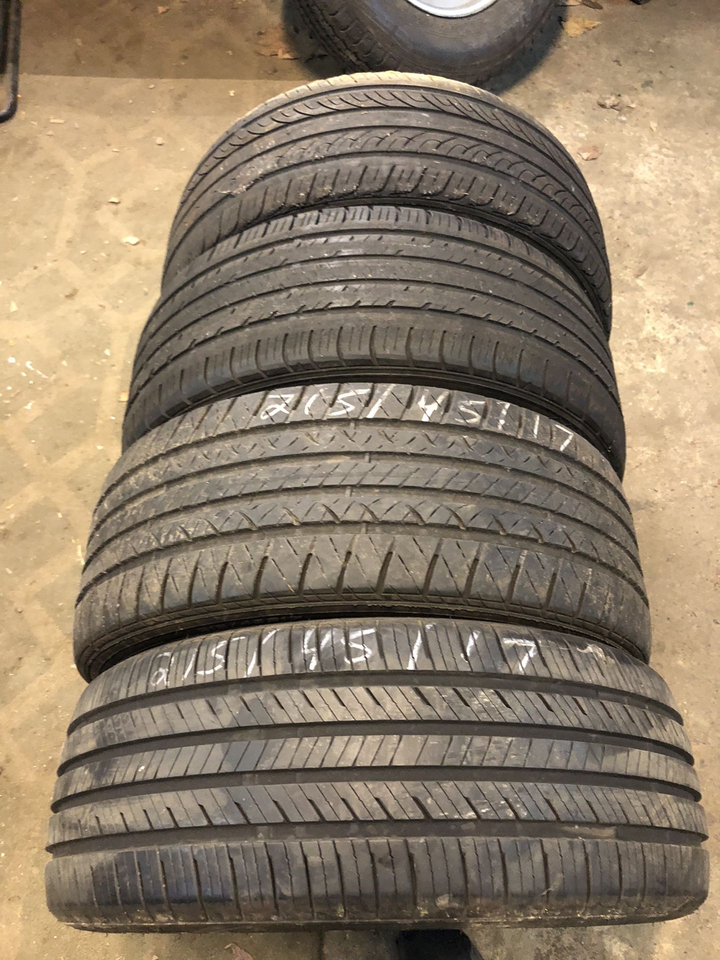 4 Tires 215 45 17