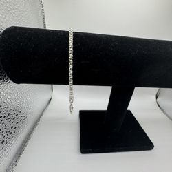 S925 Silver Popcorn Bracelet 