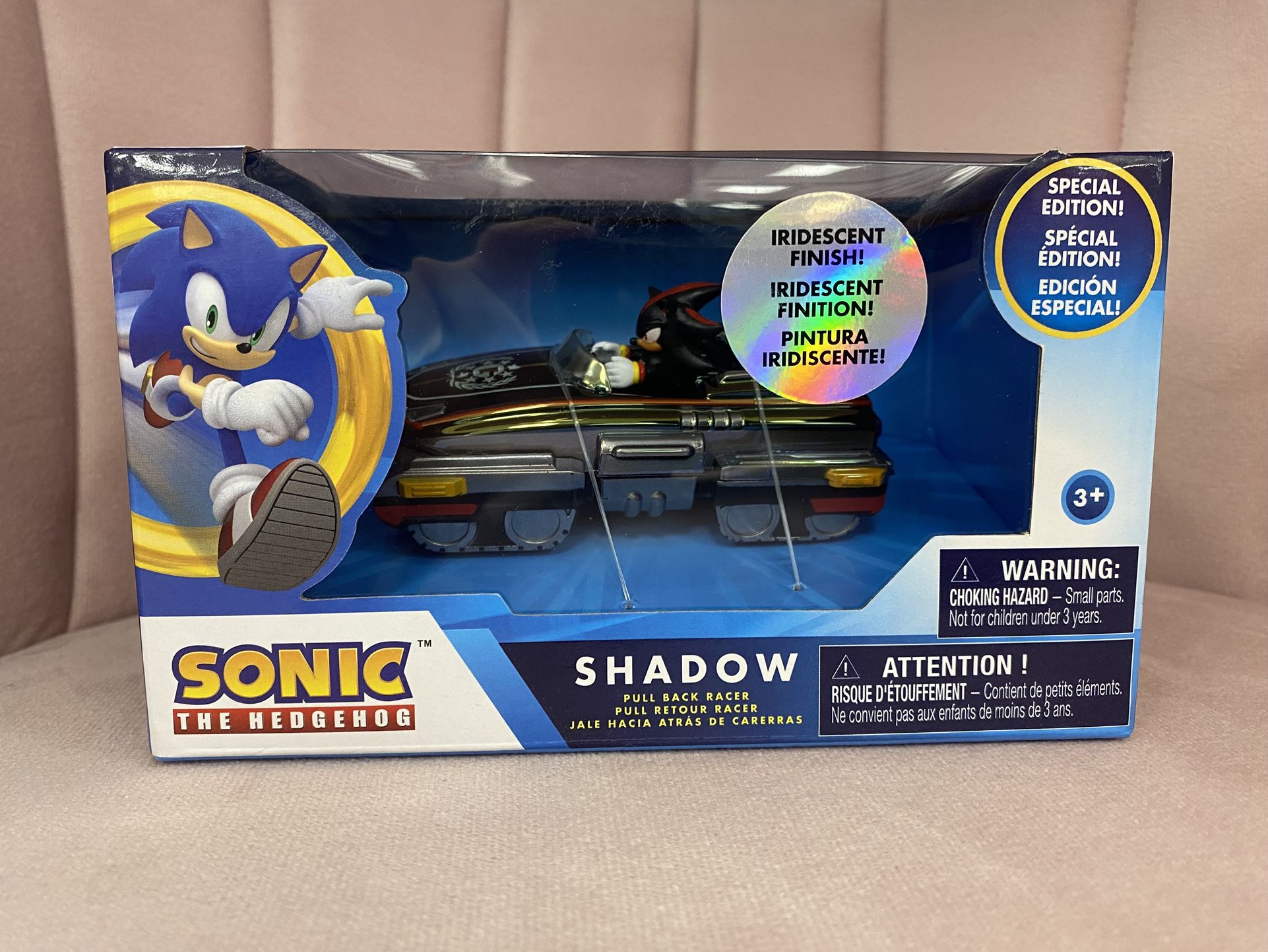 Sonic the Hedgehog Shadow IRIDESCENT Finish Special Edition Pull Back Racer