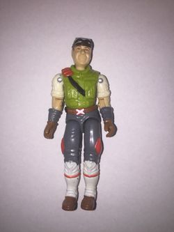 Gi Joe Action Figure Cross County 1986. Great rare figure great paint displays well.