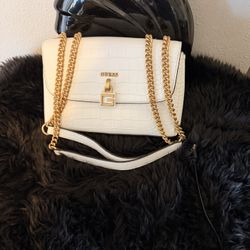 Guess White Bag