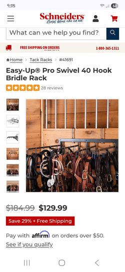 Tack rack,  new.
