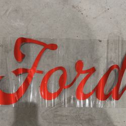 Large Ford Windshield/Window Decal Sticker (metalic/gloss Finish)