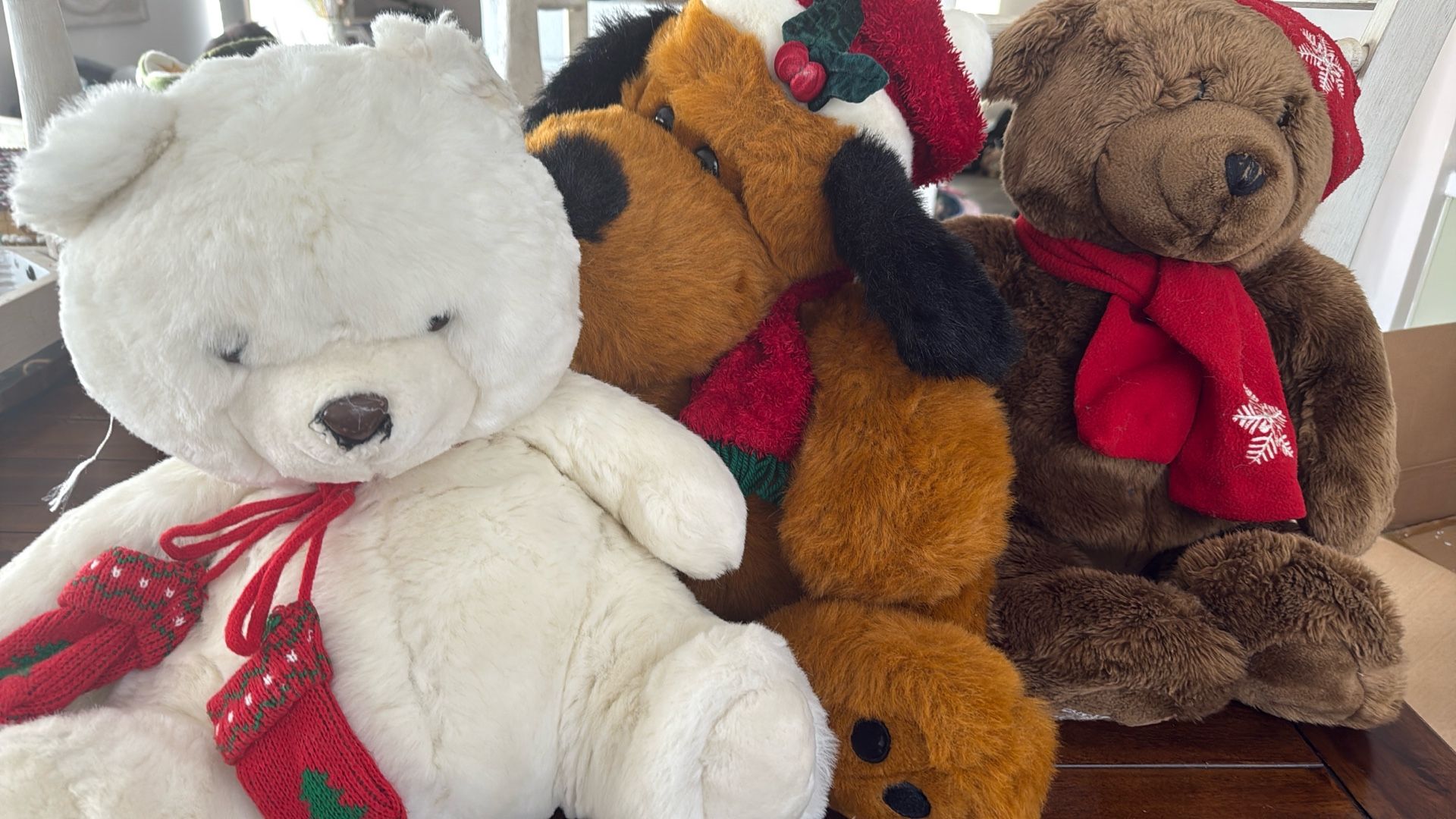 Stuffed animals Christmas