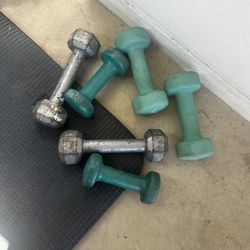 Five And Ten Pound Dumbbells