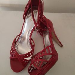 Women's Red Shoes Size 8.5