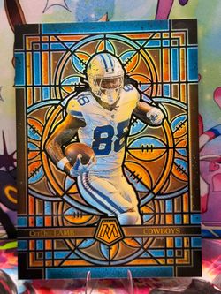 CeeDee Lamb Panini Mosaic Stained Glass Oversized/Jumbo Football Card