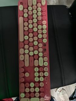 Pink keyboard