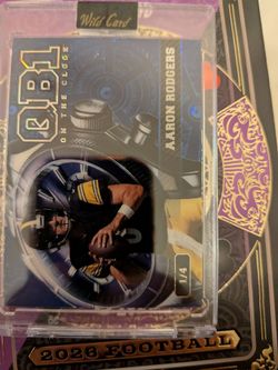 Aaron Rodgers Wild Card QB1 On The Clock 1/4