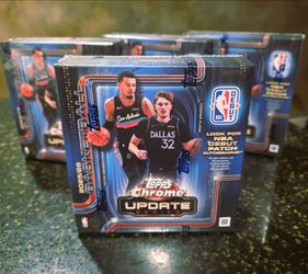 2025-26 Topps Chrome Update NBA Basketball Mega Box Factory Sealed