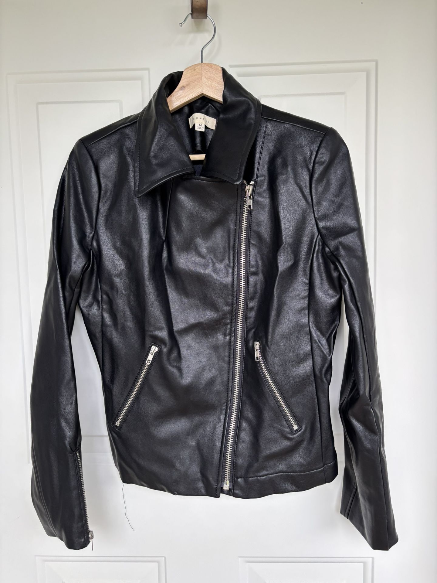 Womens Faux Leather Jacket