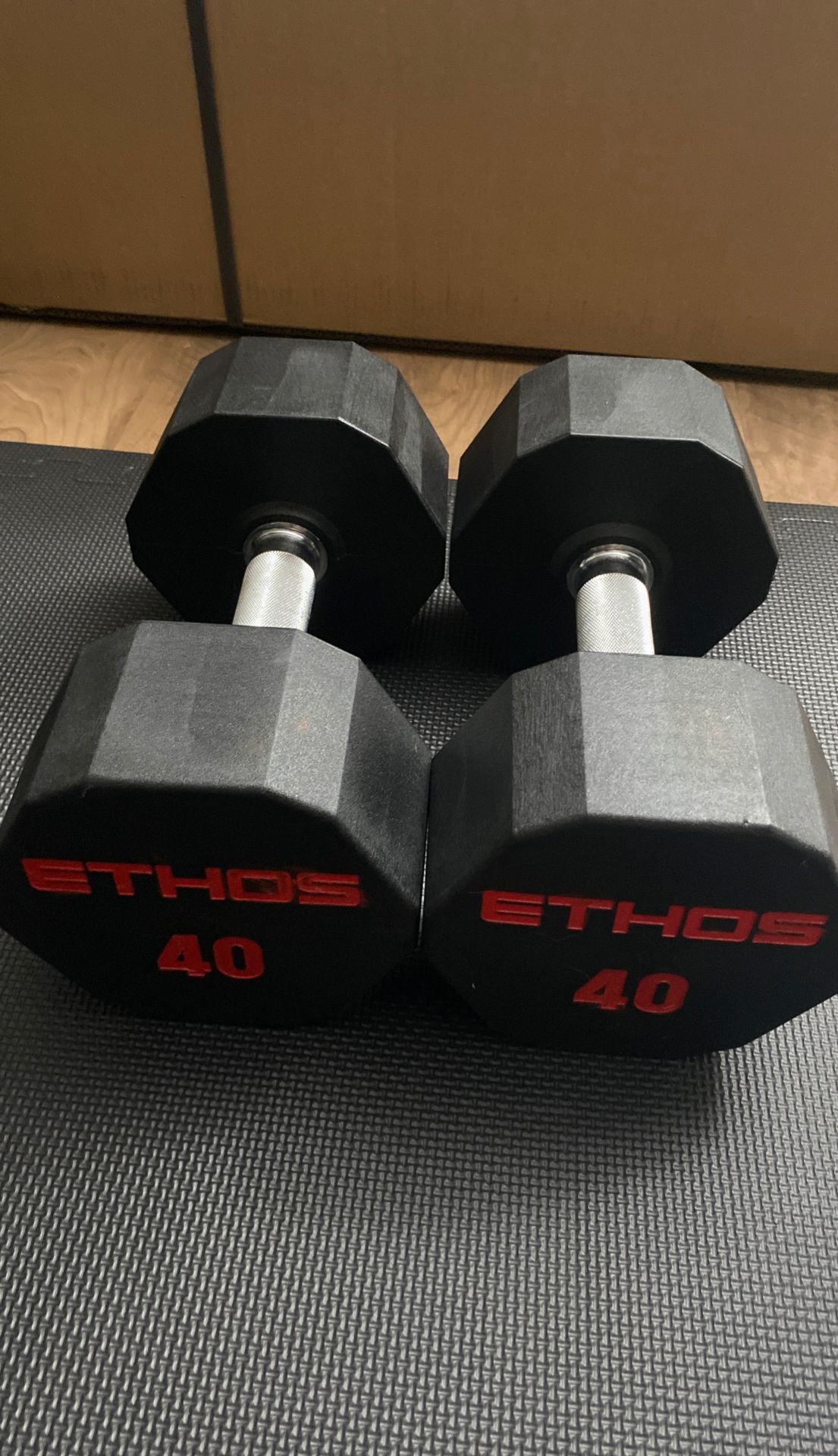 Dumbbells 40lbs by Ethos one left for Sale in Santa Clara CA