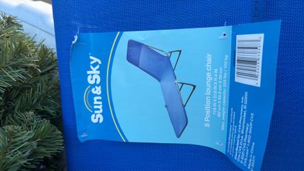 Blue Lounge Chair