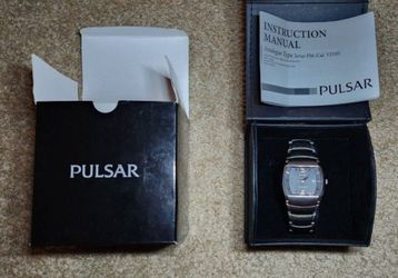 New But Not Working (Probably Just Need Batterie Replacement) Pulsar Sapphire VX3K-X045 | Vintage Men's Watch | Vintage Pulsar
