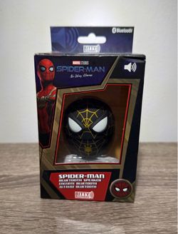 Bitty Boomers Marvel: No Way Home - Spider-Man Black & Gold Suit - Mini Bluetooth Speaker