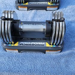 New - Adjustable Dumbells - Pro Form  