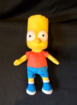 Bart Simpson 10” Plush Doll Toy Collectible - EUC! - SHIPPING AVAILABLE