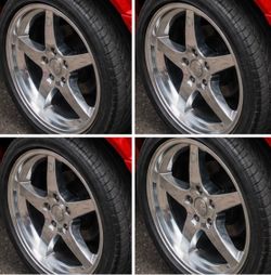 Mustang Foxbody Cobra Wheels, trade for ROH 5 Lug Wheels as shown or $750 cash.