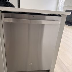 GE Dishwasher Top control stainless steel