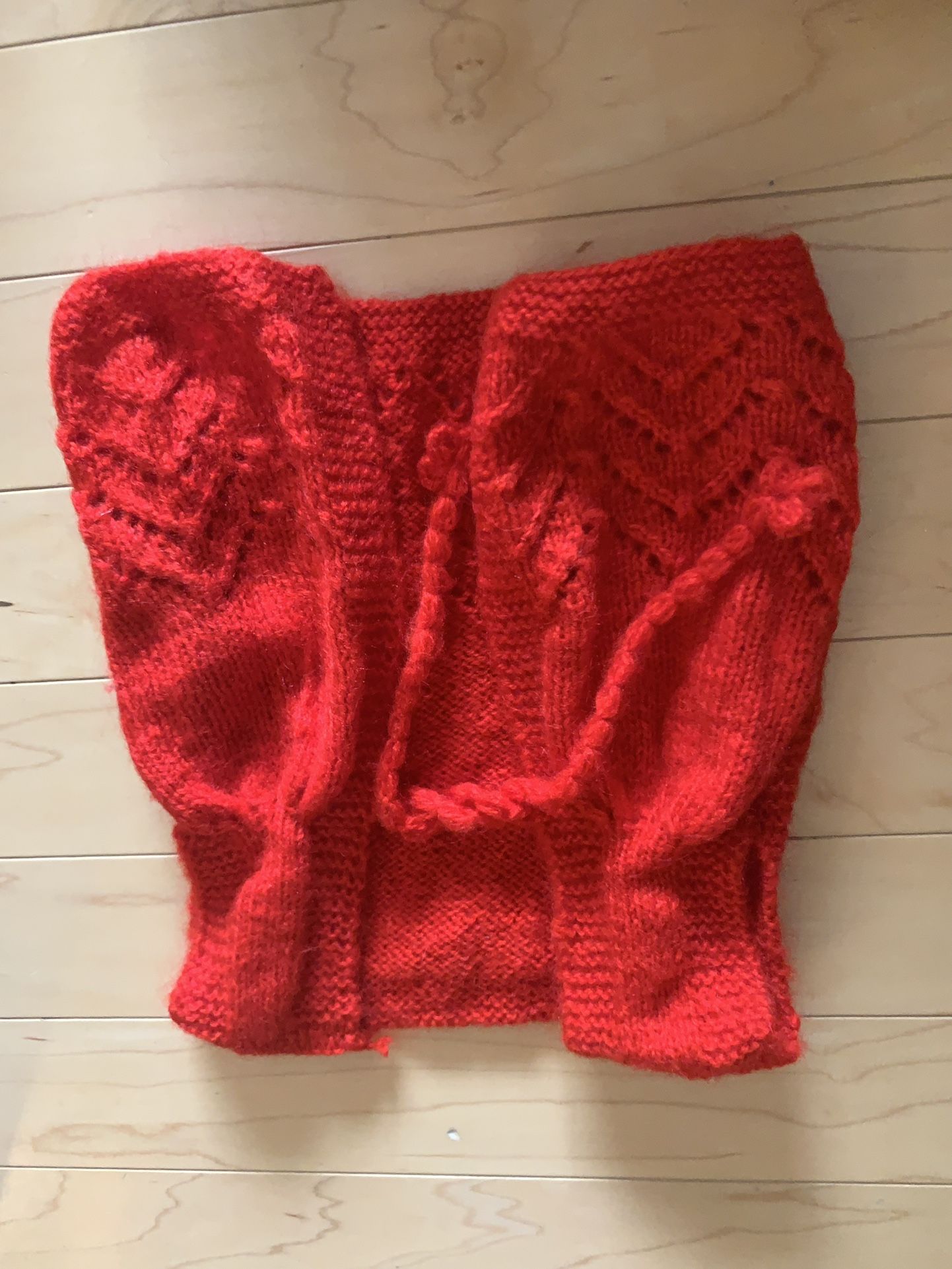 Handmade Hypoallergenic Girls Sweater Vest 2-3 Years Old