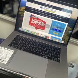 CLOSEOUT APPLE SALE 15" MACBOOK PRO RETINA TOUCH BAR 2.9 I9 16GB RAM 1TB SSD 2018