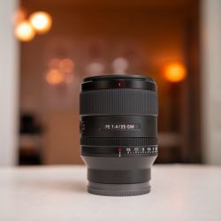 Sony 35mm F1.4 Gm Lens