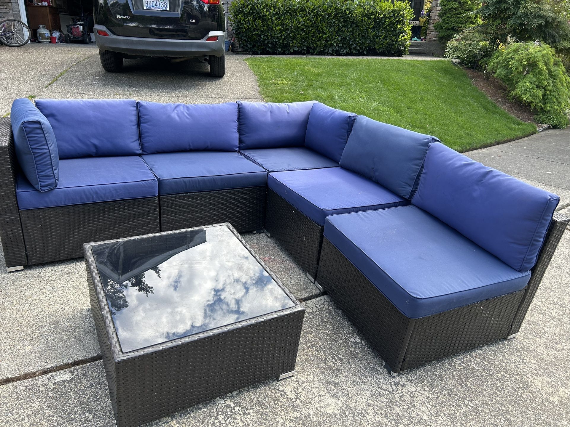 Patio Furniture with New Heater