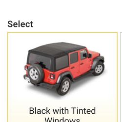 New OEM Soft Top for Jeep Wrangler JL Unlimited– MOPAR Part #: See Box Photo / BESTOP Part #: 66237B27
