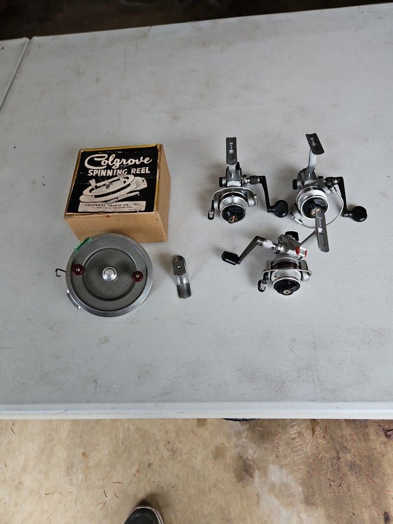Fishing Vintage Spinning Reels