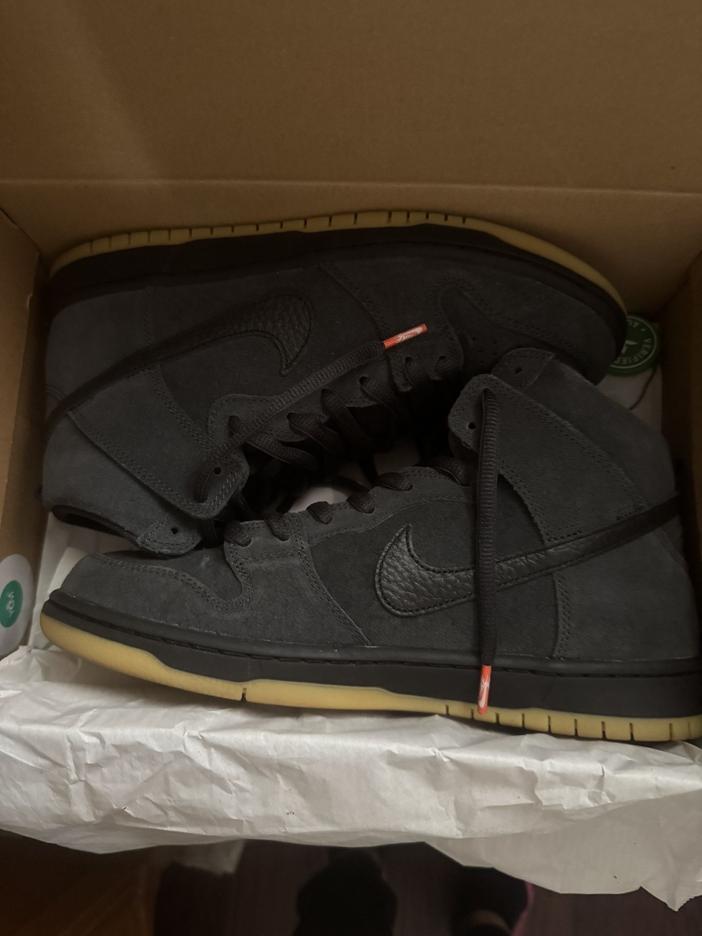 Nike SB Dunk High Pro Orange Label Smoke Grey