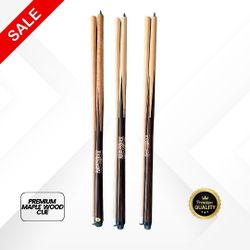 🎱 3 Amberrock Premium Maple Pool Cues – Brand New! Pickup or Shipping!