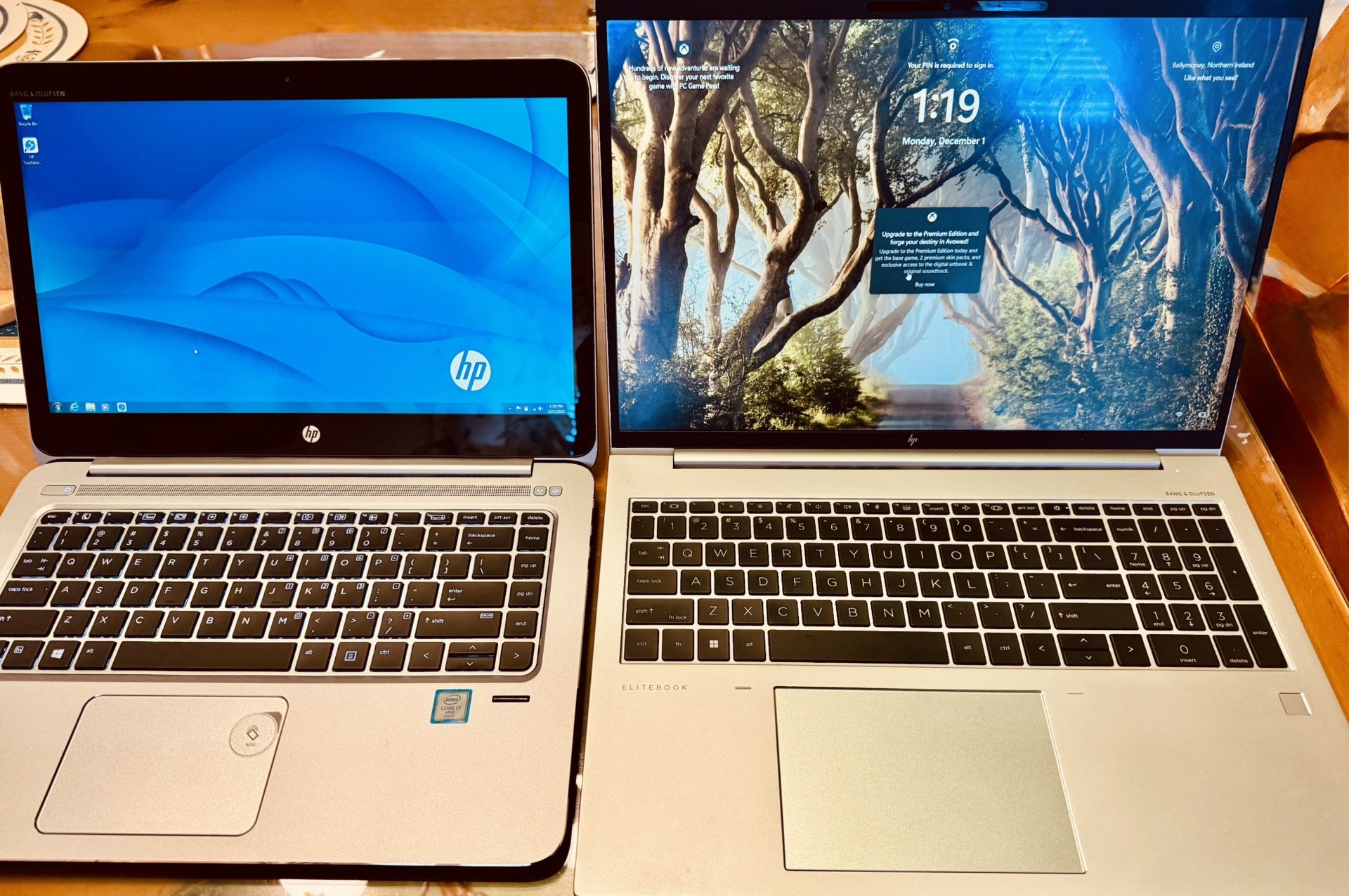 Business laptops by HP.