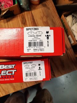 2018 GMC Seirra 1500 Break pads