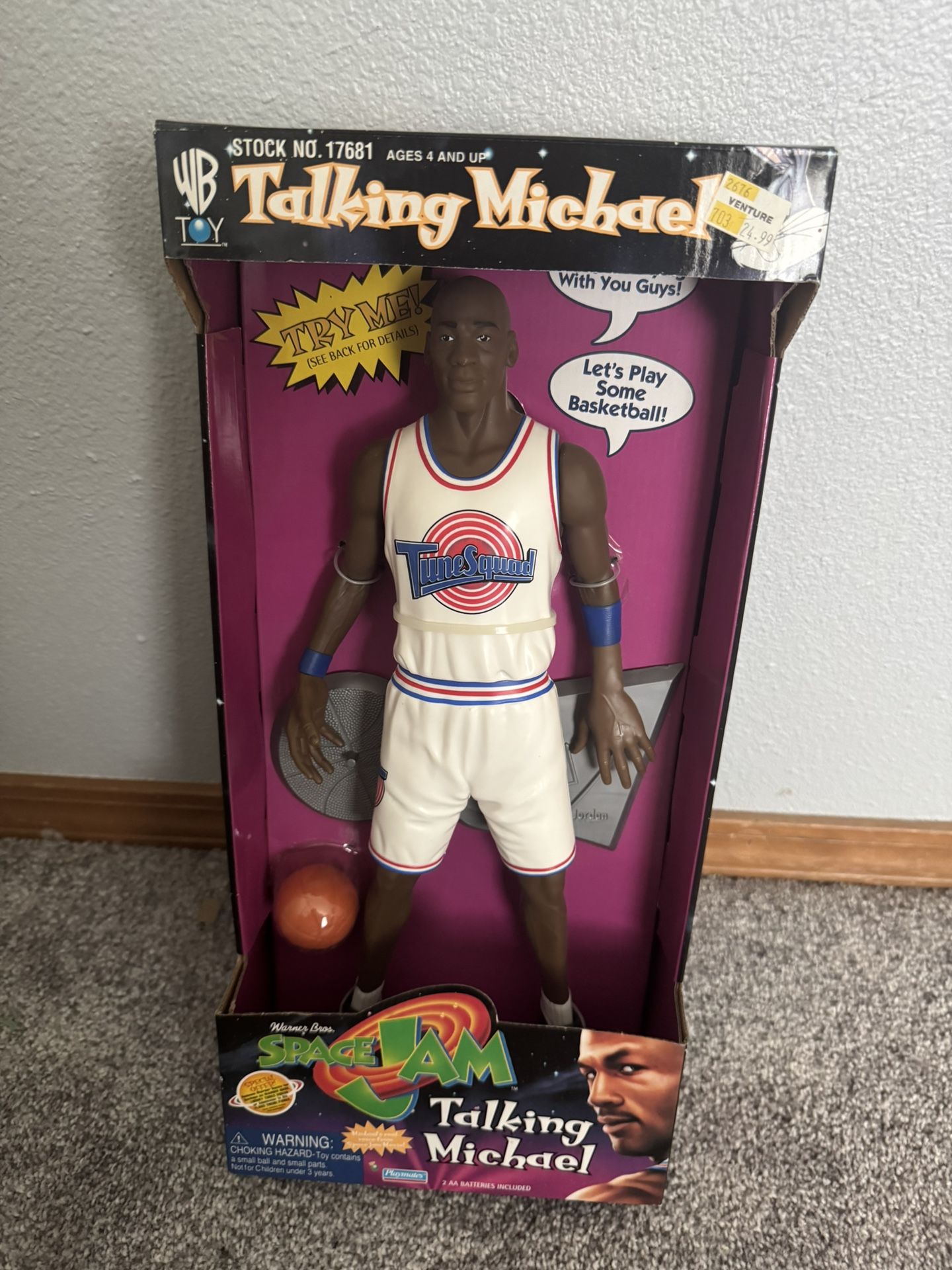 Michael Jordan Space Jam Talking Doll